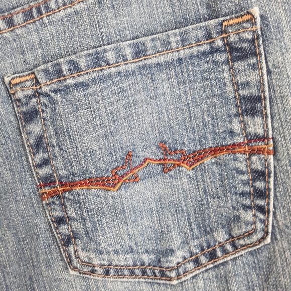 Lois High Rise Mom Relaxed Jeans Medium Wash Stretch Size 29 - Picture 7 of 15